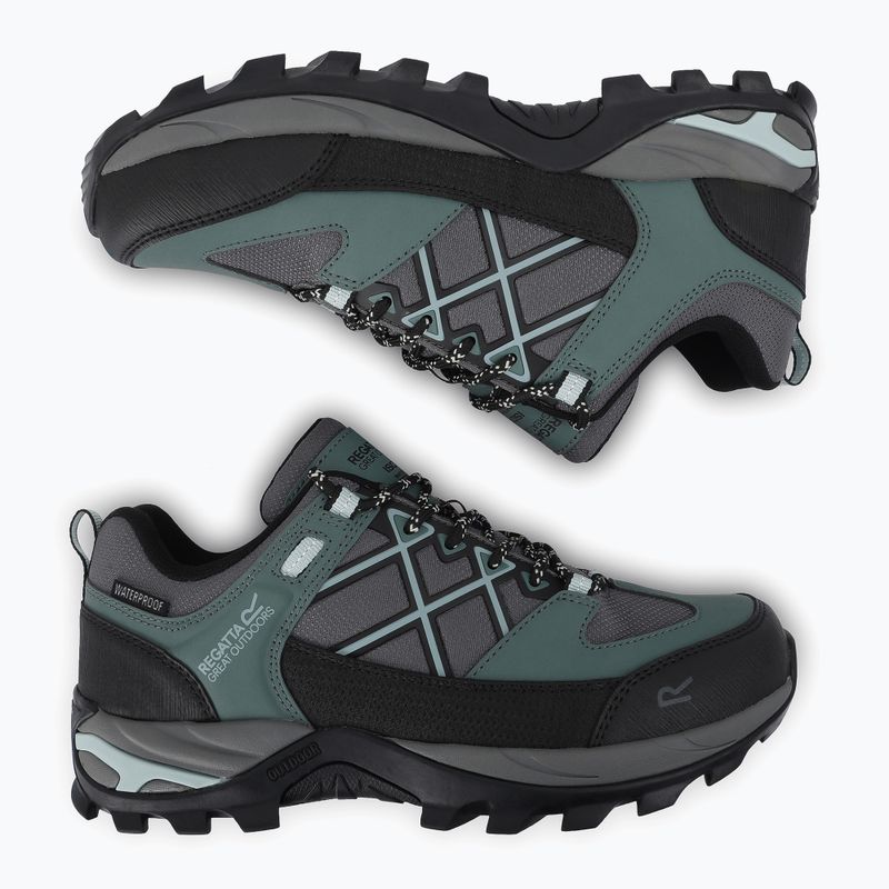 Dámske trekingové topánky REGATTA Samaris III Low spruce green/granite 5