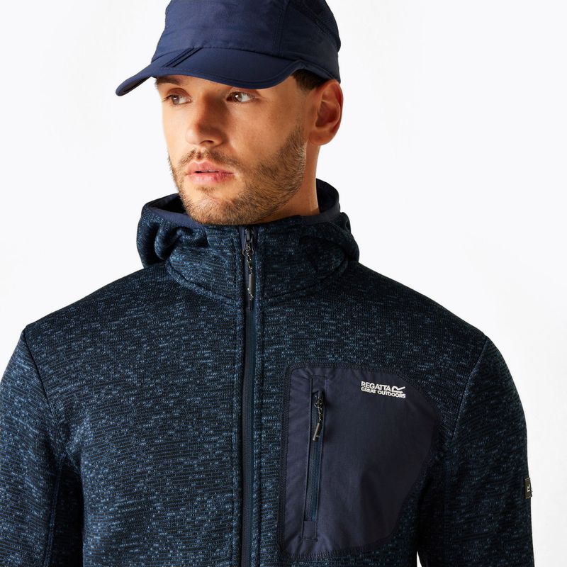 Pánska mikina REGATTA Hooded Newhill moonlight denim 4