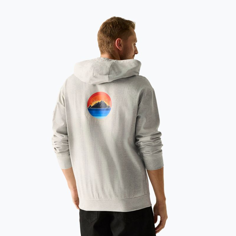 Pánska mikina REGATTA Cline Hoody grey marl 3