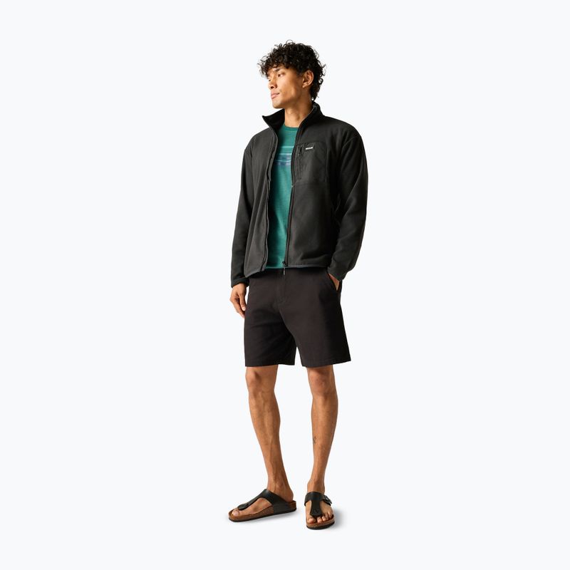 Pánska fleecová mikina REGATTA  Frankie Full Zip Fleece black/black 2