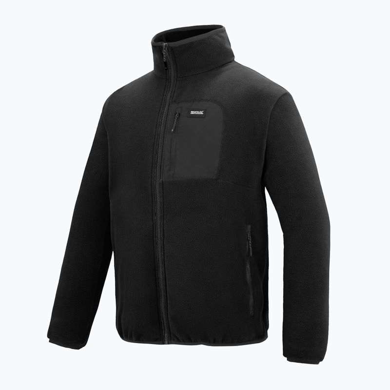 Pánska fleecová mikina REGATTA  Frankie Full Zip Fleece black/black 8