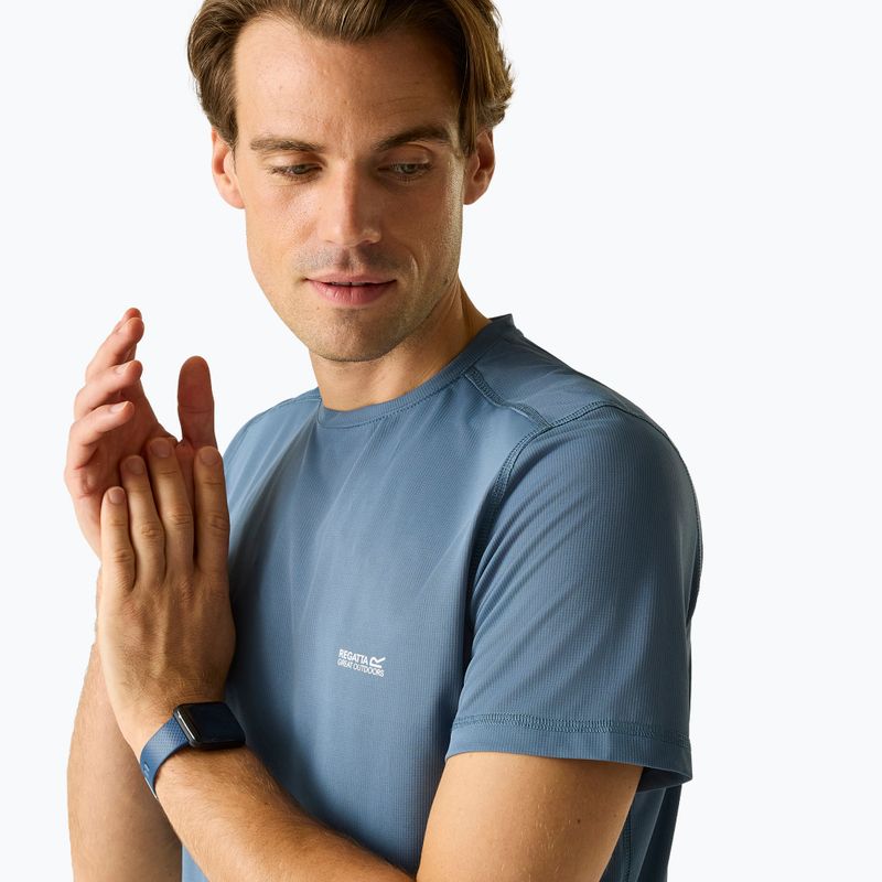 Pánske tričko REGATTA Mindoi Anti Insect china blue 4