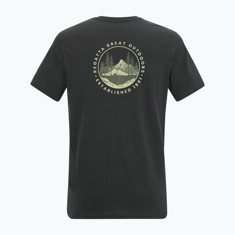 Pánske trekingové tričko REGATTA Breezed ash 6