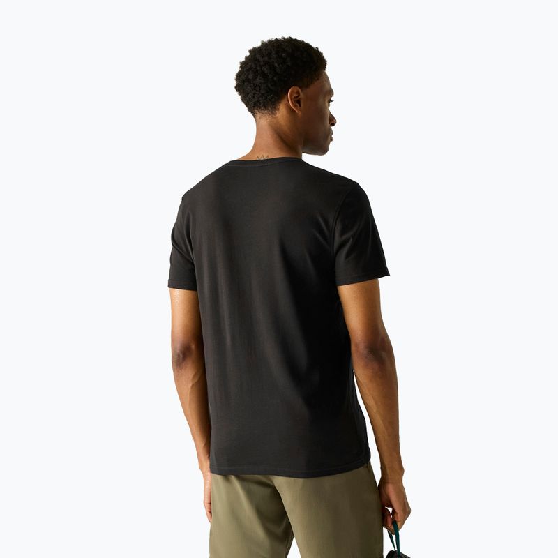 Pánske trekingové tričko REGATTA Breezed black 3