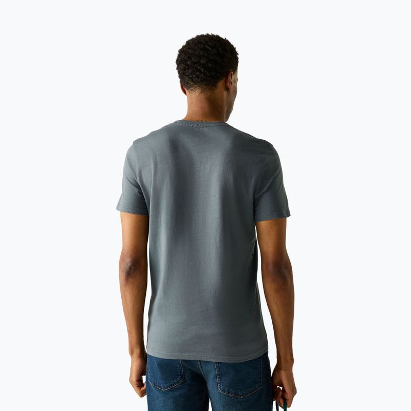 Pánske trekingové tričko REGATTA Breezed dark storm 3