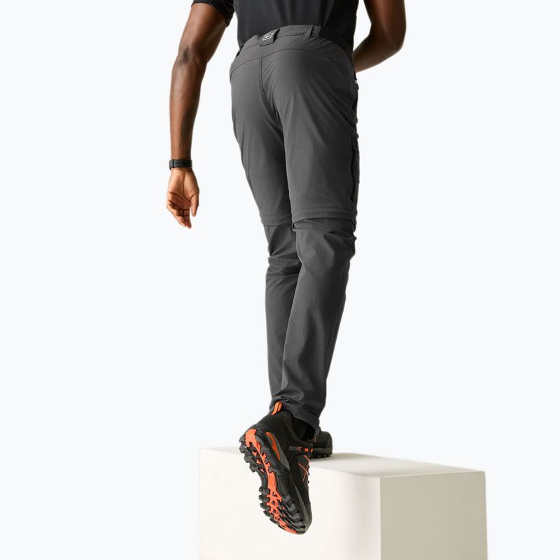 Pánske trekingové nohavice REGATTA Anti Insect Travel Light ash 4