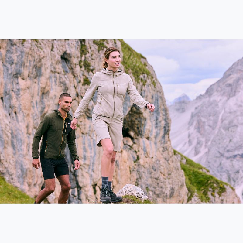 Pánska flísová mikina REGATTA Alven dark khaki/black 10