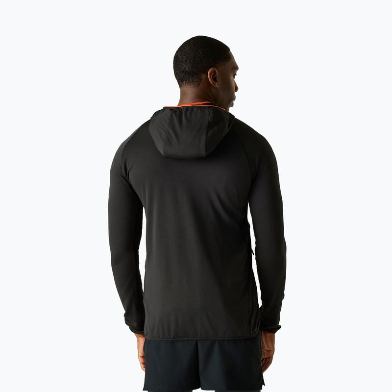 Pánska trekingová mikina REGATTA Kadley Midlayer black 3