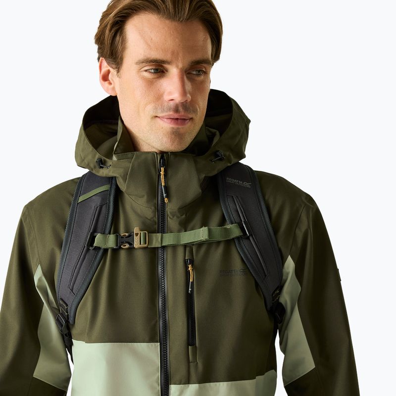 Pánska nepremokavá bunda REGATTA Waterproof Shell Bosfield light sage/dark khaki 4