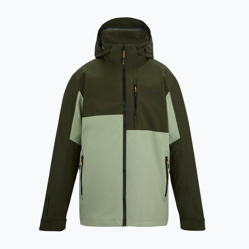 Pánska nepremokavá bunda REGATTA Waterproof Shell Bosfield light sage/dark khaki 9