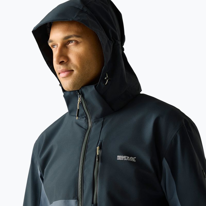 Pánska nepremokavá bunda REGATTA Waterproof Shell Bosfield china blue/night sky 6