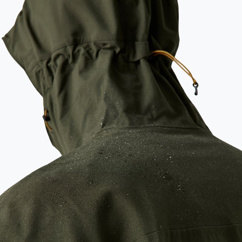 Pánska nepremokavá bunda REGATTA Birchdale II dark khaki/black 8