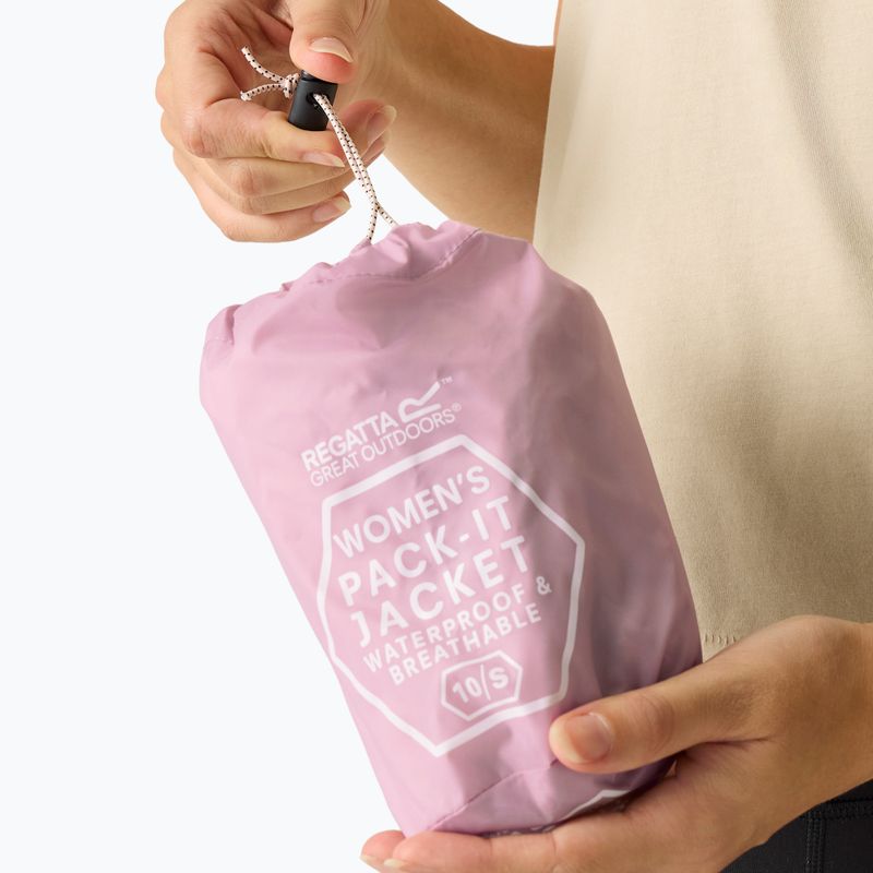 Dámska softshellová bunda REGATTA Pack-It III powder lilac 6