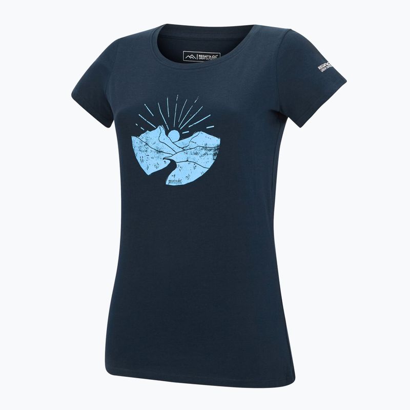 Dámske trekingové tričko REGATTA Breezed navy 3