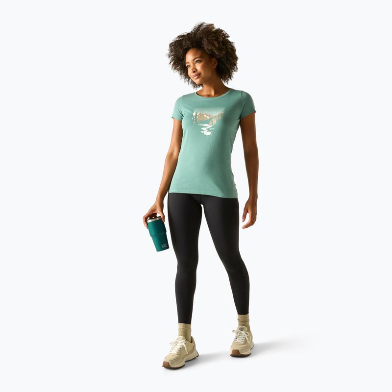 Dámske trekingové tričko REGATTA Breezed ivy moss 2