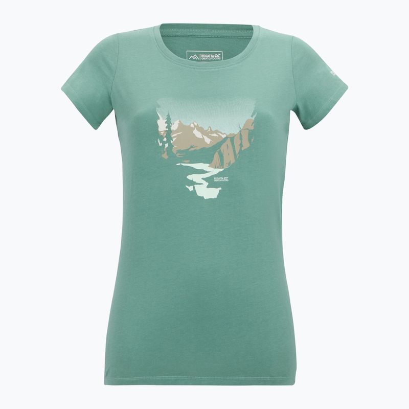 Dámske trekingové tričko REGATTA Breezed ivy moss 6