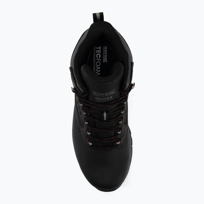 Pánske turistické topánky REGATTA Amble Boot Waterproof black/riored 5