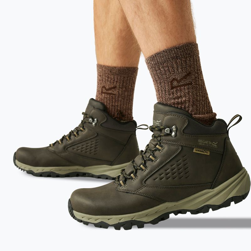 Pánske turistické topánky REGATTA Amble Boot Waterproof peat/tan 5