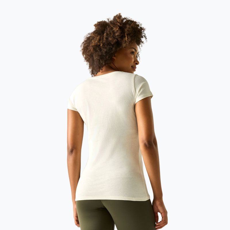 Dámske trekingové tričko REGATTA Breezed barley white 3