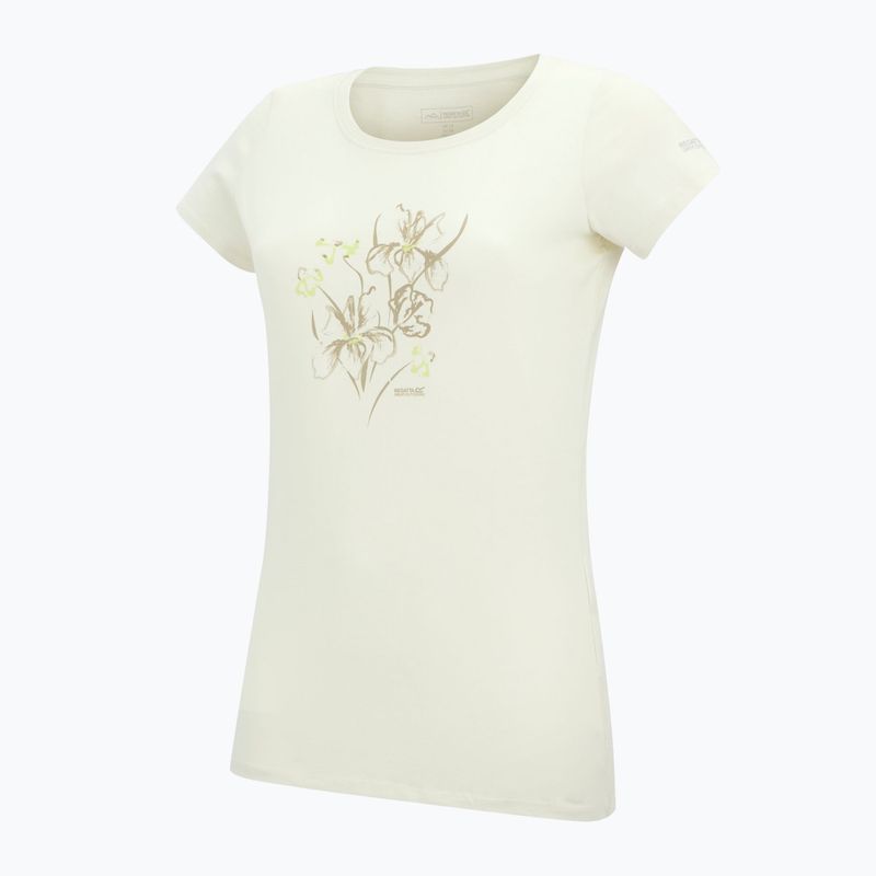 Dámske trekingové tričko REGATTA Breezed barley white 8