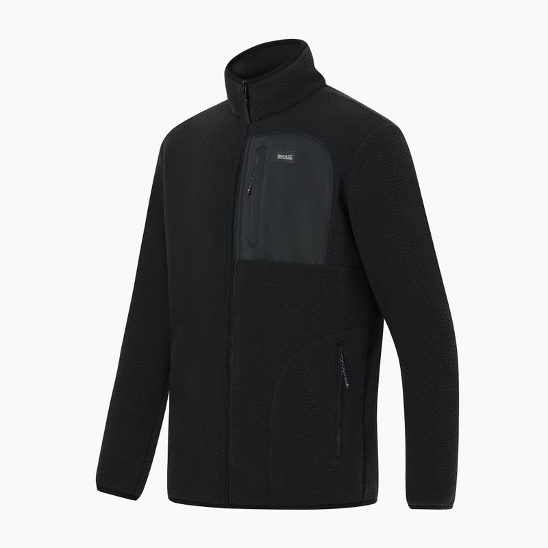 Pánska fleecová mikina REGATTA Frankie Borg black/black 8
