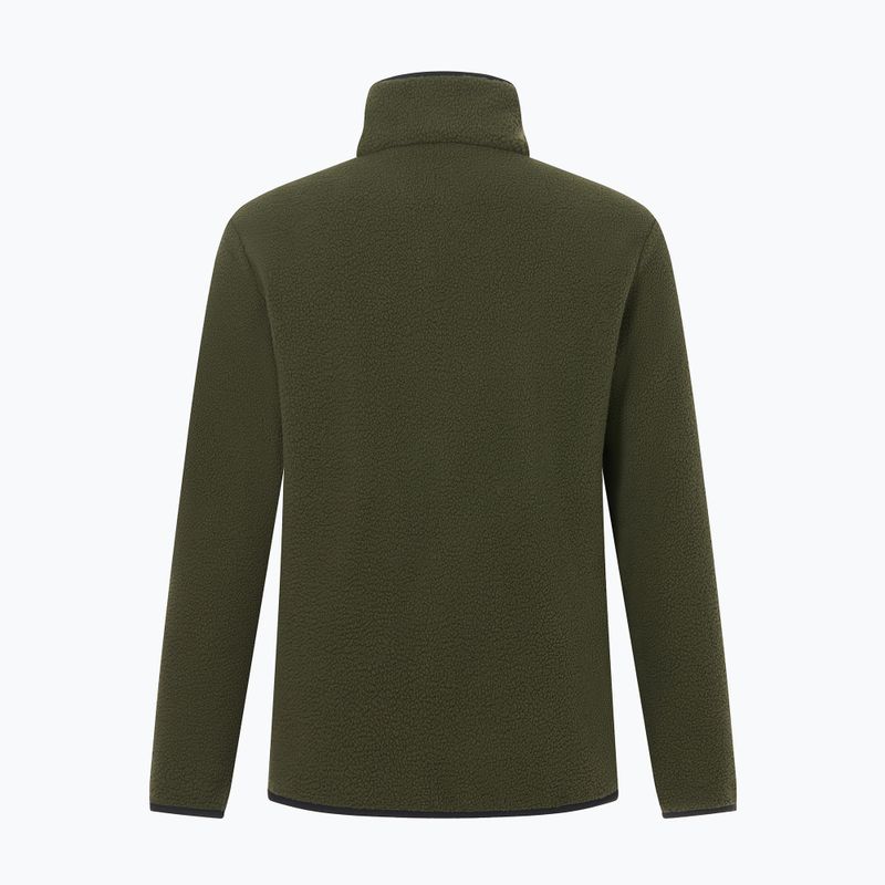 Pánska fleecová mikina REGATTA Frankie Borg dark khaki/black 8