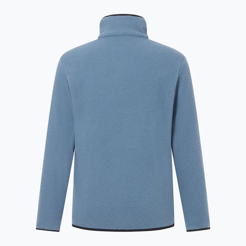 Pánska fleecová mikina REGATTA Frankie Borg Half Zip grey mirage/black 8