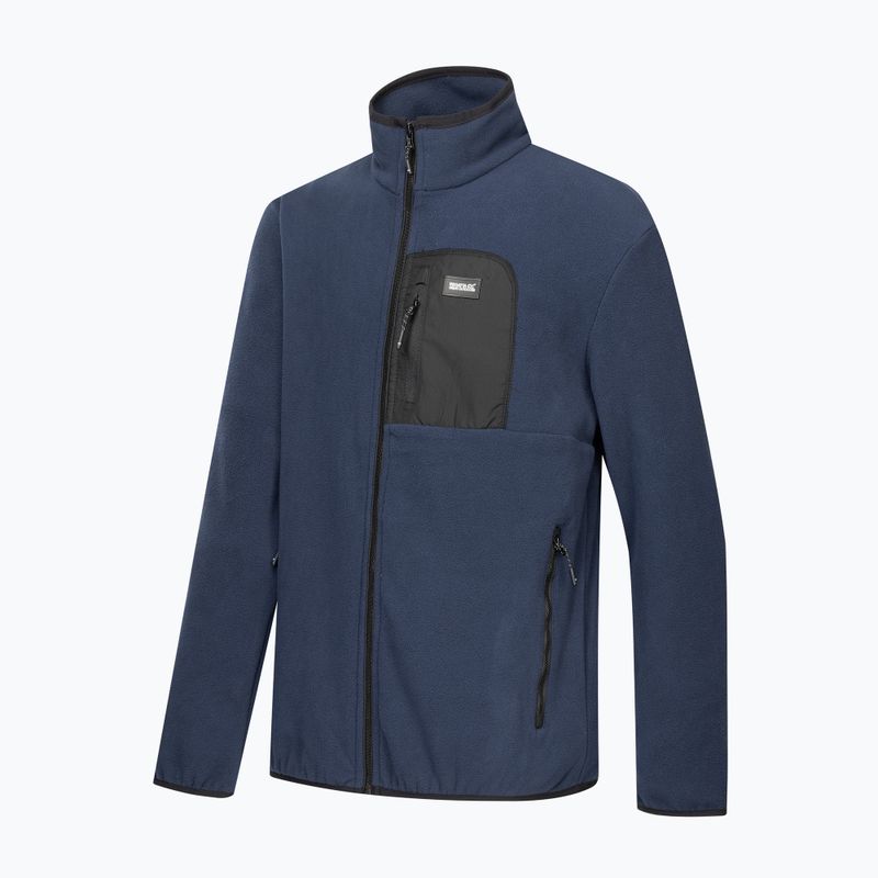 Pánska fleecová mikina REGATTA Frankie Full Zip Fleece navy/black 9