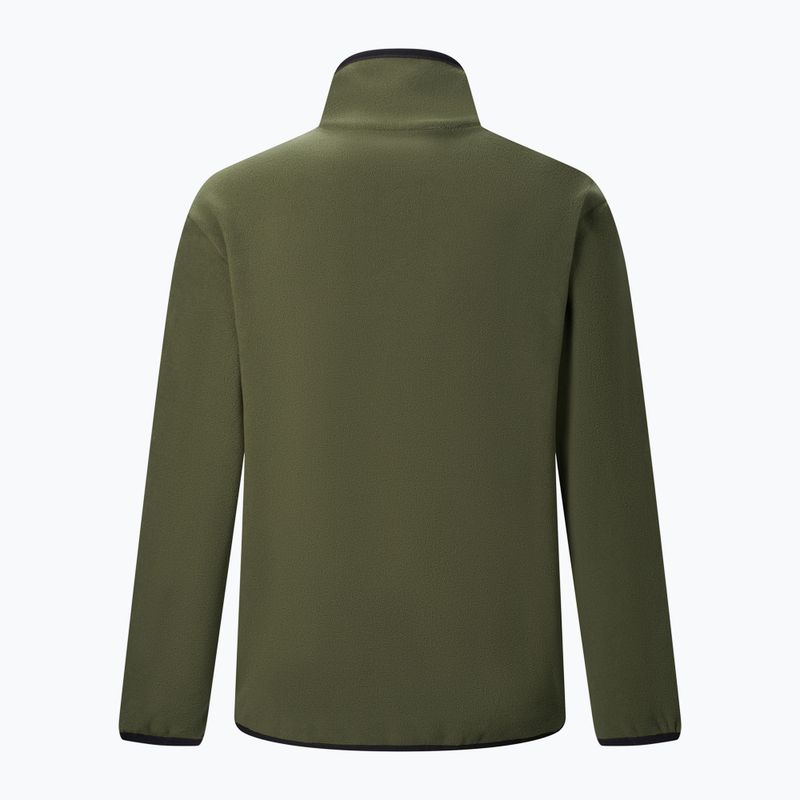 Pánska fleecová mikina REGATTA  Frankie Full Zip Fleece dark khaki/black 2