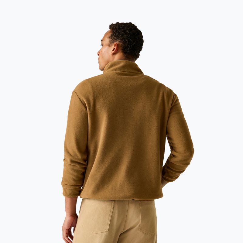Pánska fleecová mikina REGATTA Frankie Half Zip rich tan/navy 3