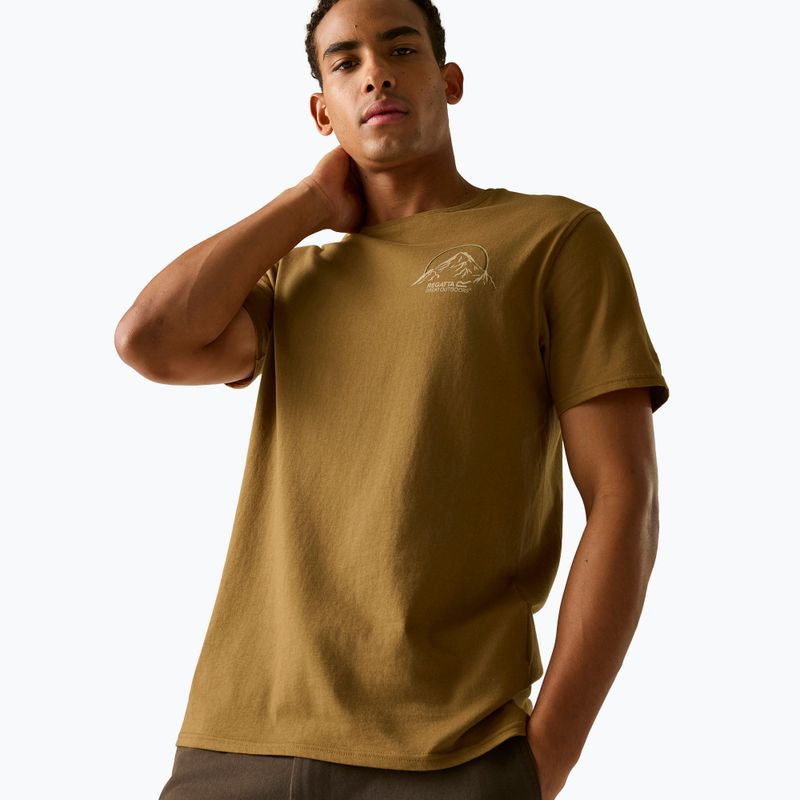Pánske tričko Regatta ClineIX rich tan original outdoor 4