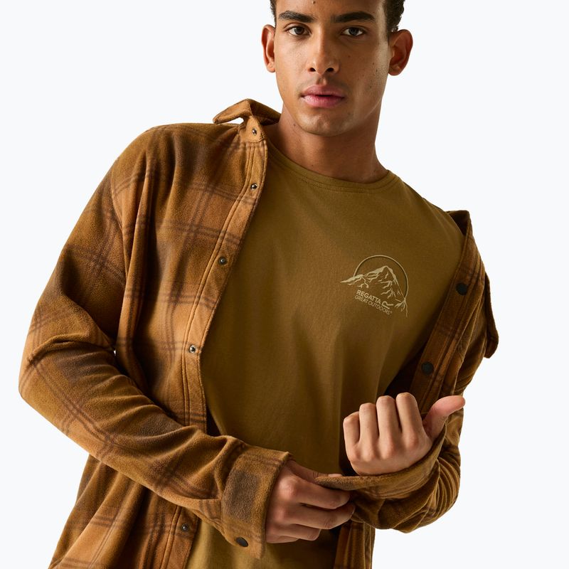 Pánske tričko Regatta ClineIX rich tan original outdoor 5