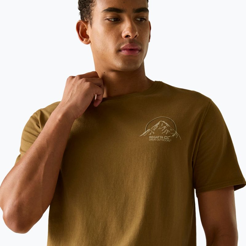 Pánske tričko Regatta ClineIX rich tan original outdoor 6
