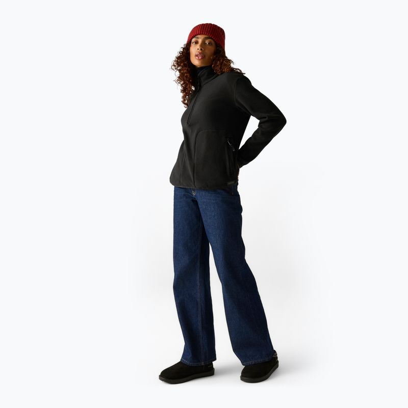 Dámska fleecová mikina REGATTA Frankie Half Zip black 2