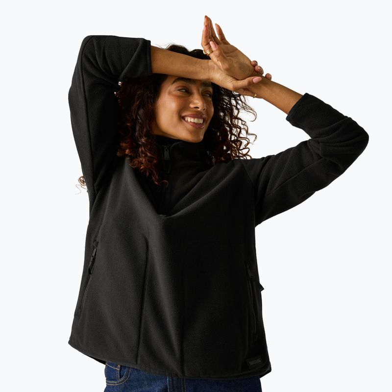 Dámska fleecová mikina REGATTA Frankie Half Zip black 3