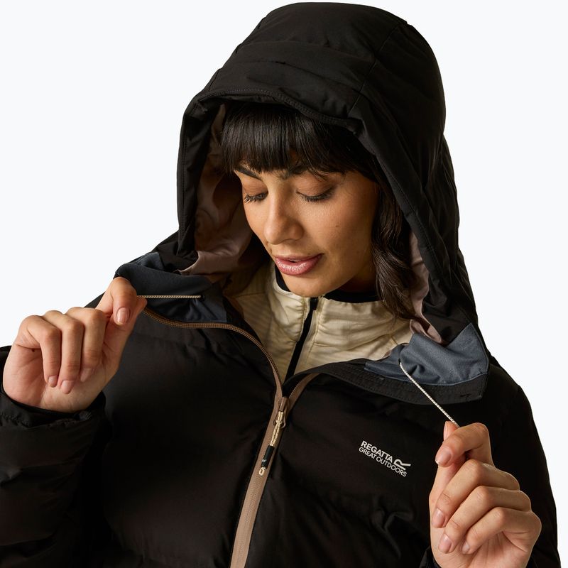 Dámska zateplená bunda REGATTA Altoro Thermal black/mocha 5