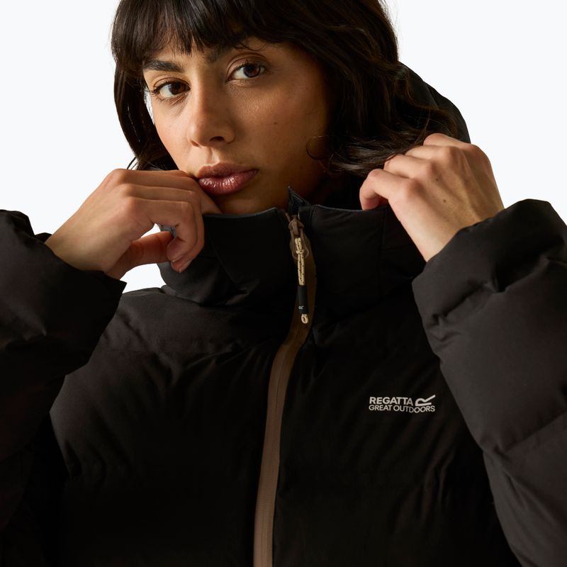 Dámska zateplená bunda REGATTA Altoro Thermal black/mocha 7