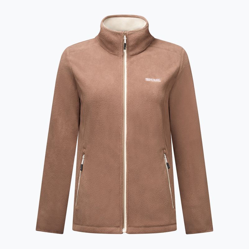 Dámska fleecová mikina Regatta Floreo IV mocha/light vanilla 7