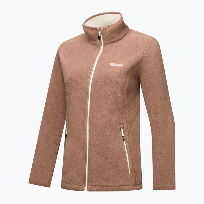 Dámska fleecová mikina Regatta Floreo IV mocha/light vanilla 9