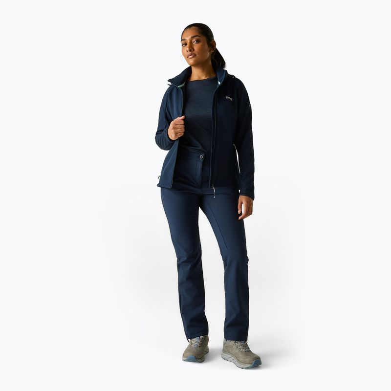 Dámske softshellové nohavice REGATTA Geo Softshell II navy 2