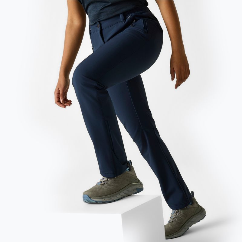 Dámske softshellové nohavice REGATTA Geo Softshell II navy 3