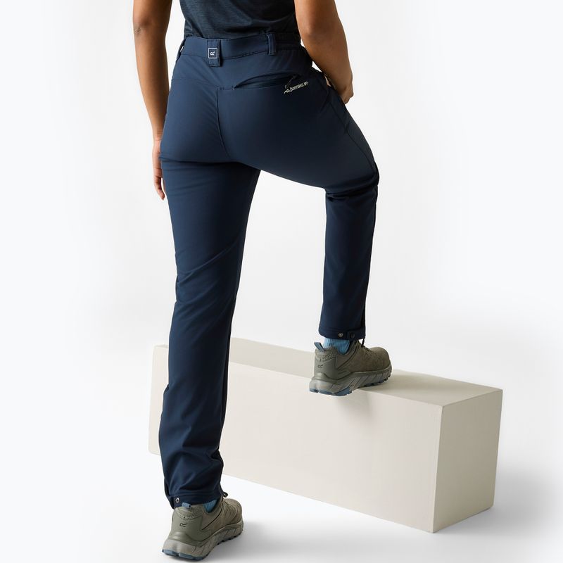 Dámske softshellové nohavice REGATTA Geo Softshell II navy 4