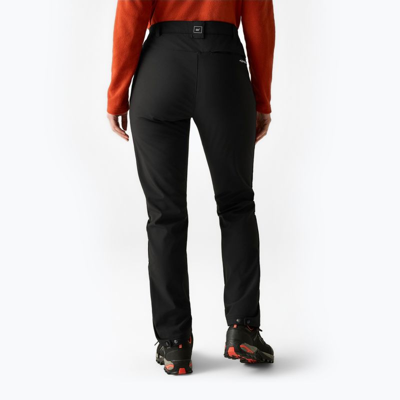 Dámske softshellové nohavice REGATTA Geo Softshell II black 3
