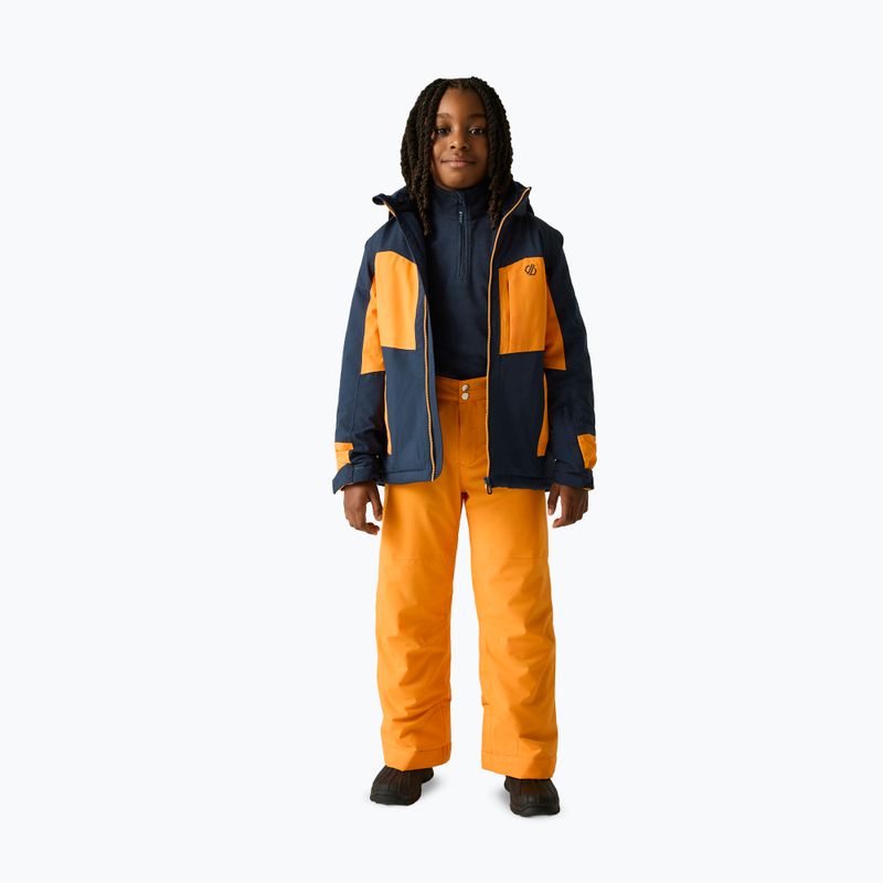 Detská lyžiarska bunda Dare2B Rip It Jacket navy/electric orange 2