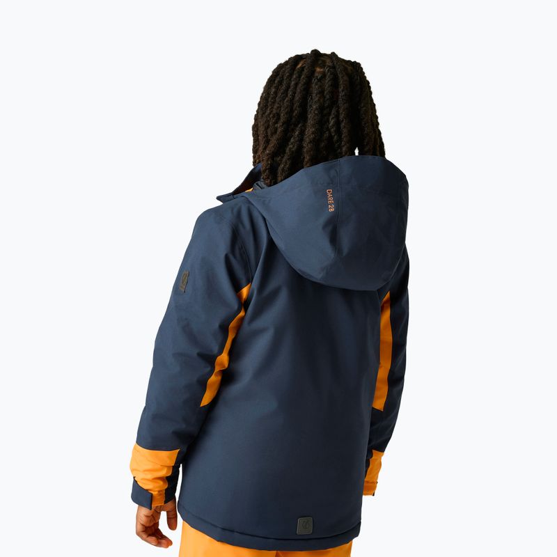 Detská lyžiarska bunda Dare2B Rip It Jacket navy/electric orange 3