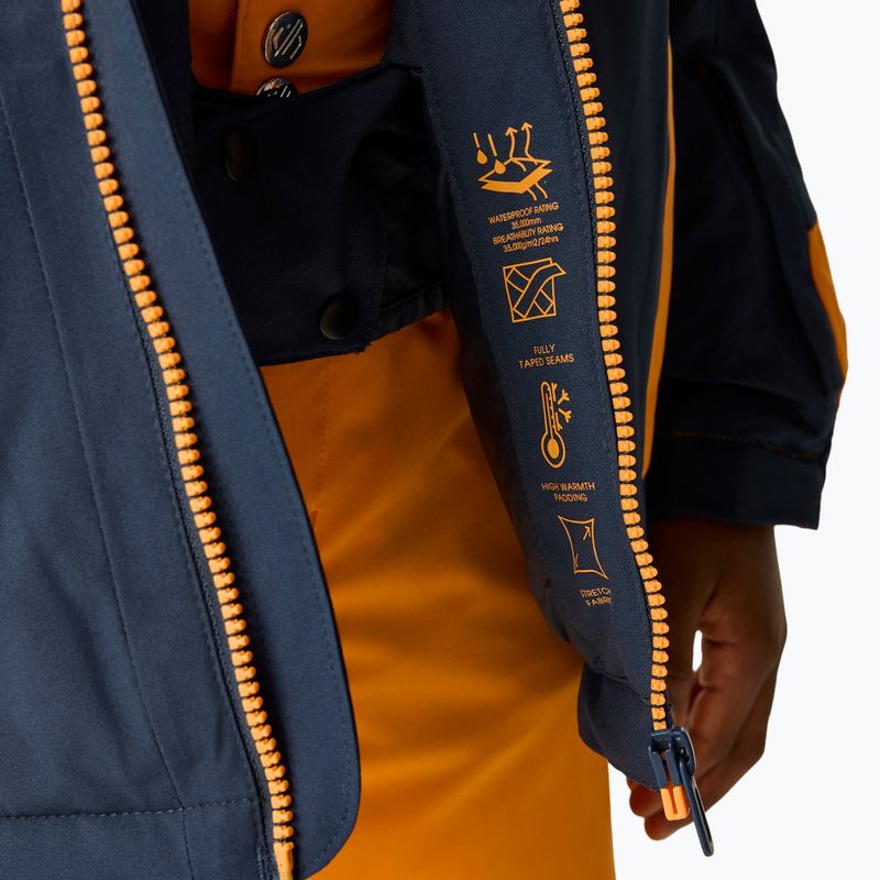 Detská lyžiarska bunda Dare2B Rip It Jacket navy/electric orange 7