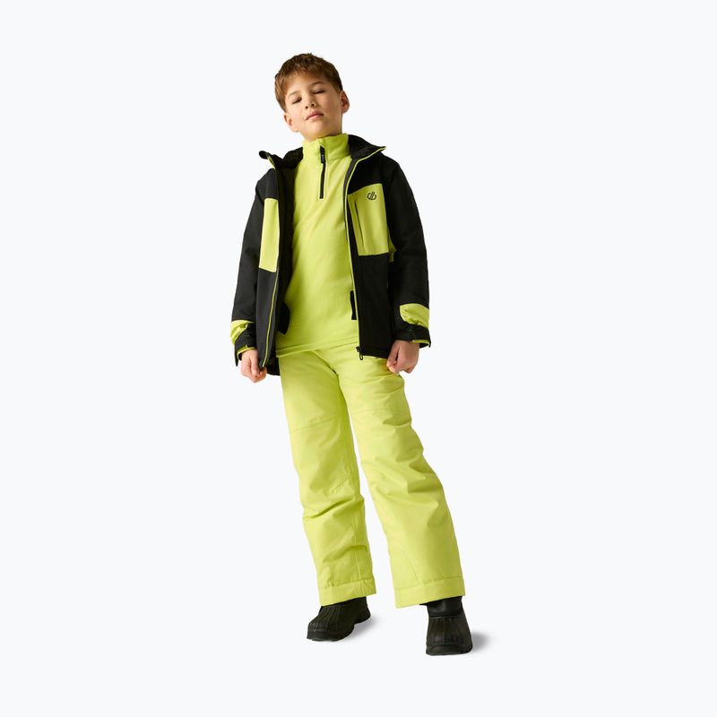 Detská lyžiarska bunda Dare2B Rip It Jacket black/wild lime 4