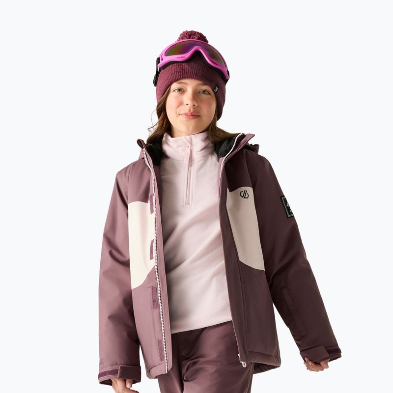 Detská lyžiarska bunda Dare2B Send It II Jacket huckleberry/pink haze 4