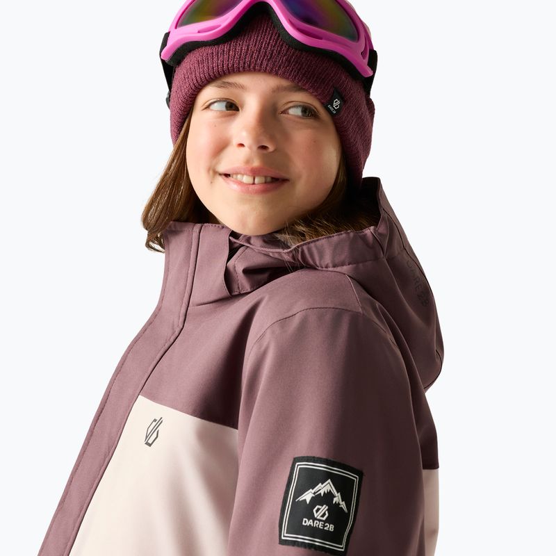 Detská lyžiarska bunda Dare2B Send It II Jacket huckleberry/pink haze 6