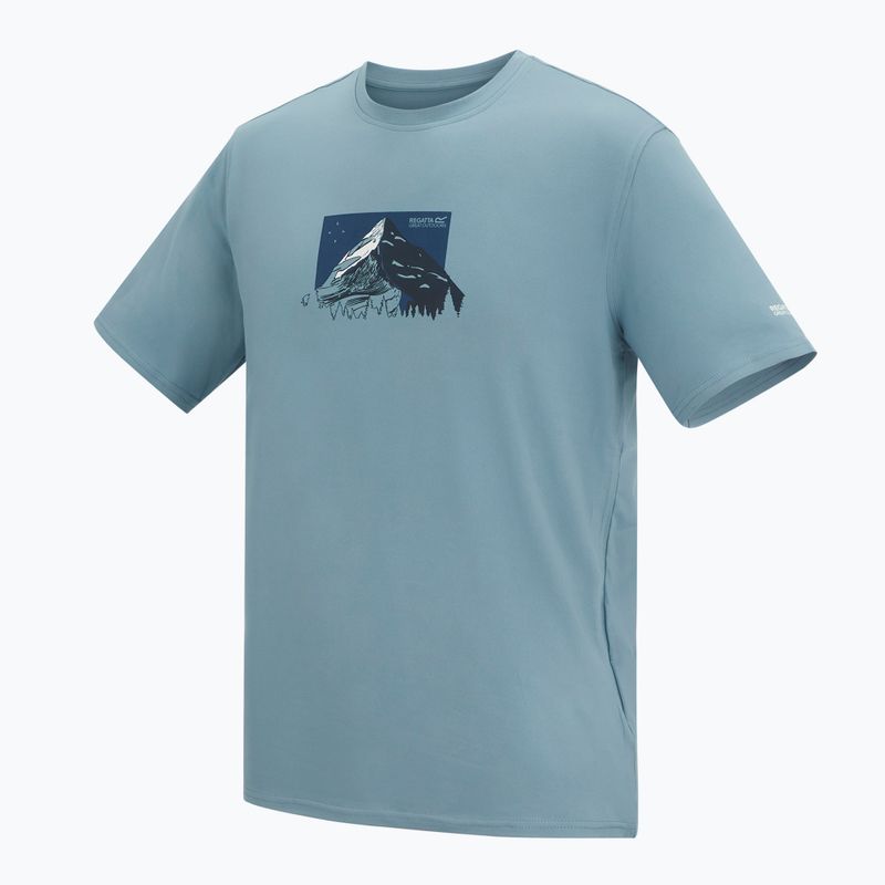 Pánske trekingové tričko REGATTA Fingal Stretch dusky blue 8
